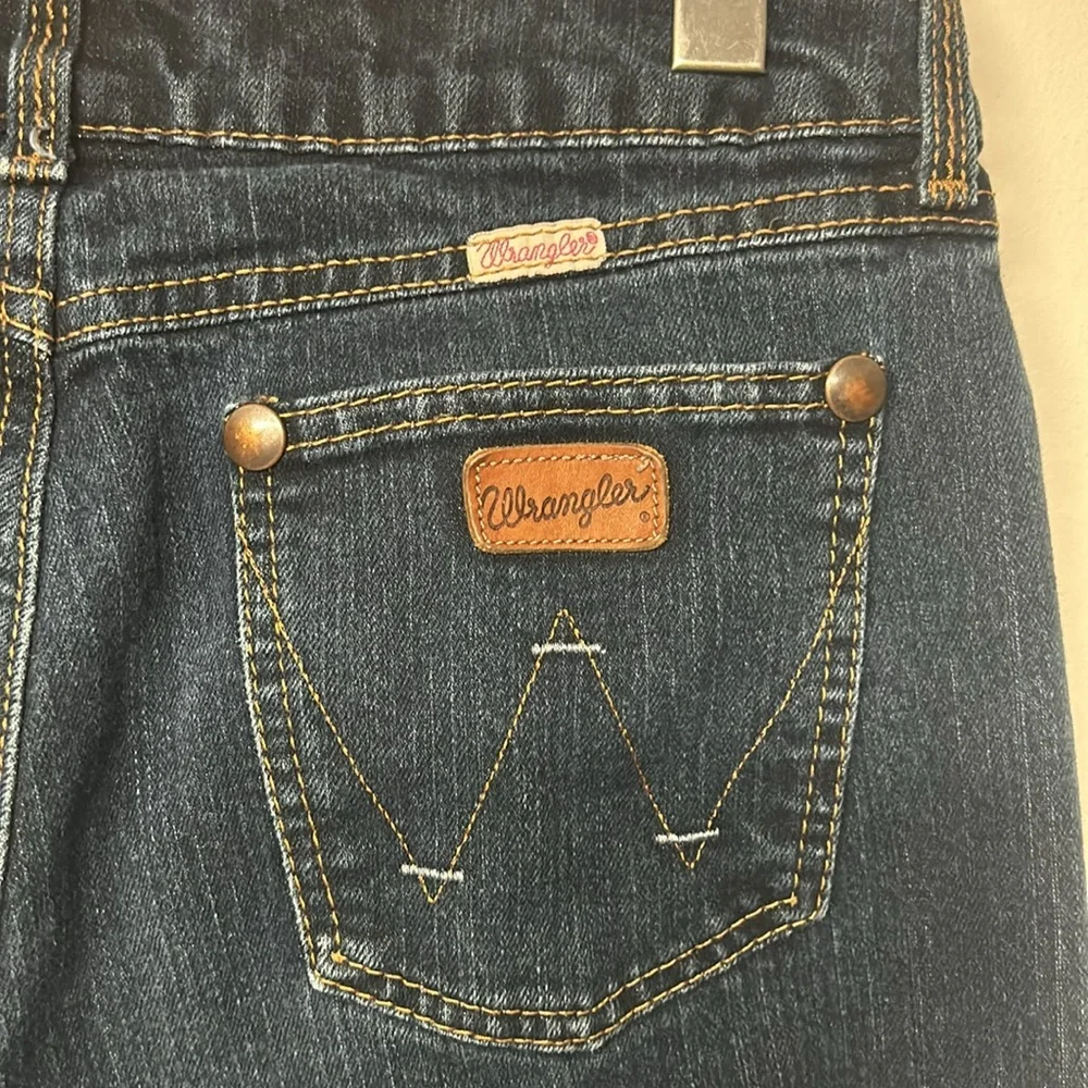 Wrangler Premium Patch Bootcut Denim Jeans - Picture 7 of 11